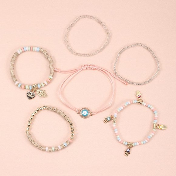 New Bohemian Bracelets for Women Stretch Multilayer Colorful Beads Brace… main image 6